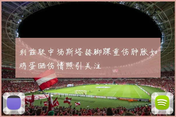 利兹联中场斯塔赫脚踝重伤肿胀如鸡蛋晒伤情照引关注
